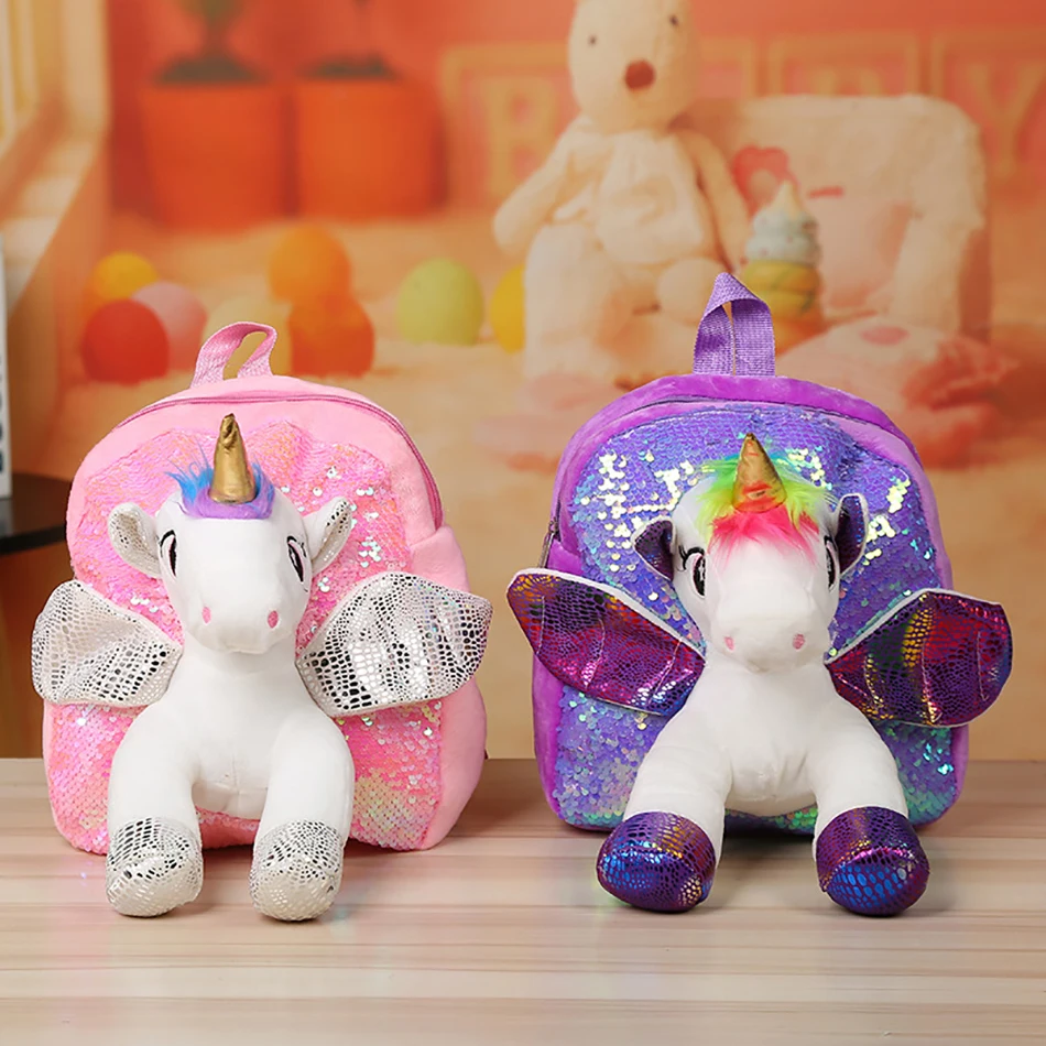 Детские зимние сумки через плечо с 3D блестками для девочек и мальчиков детский