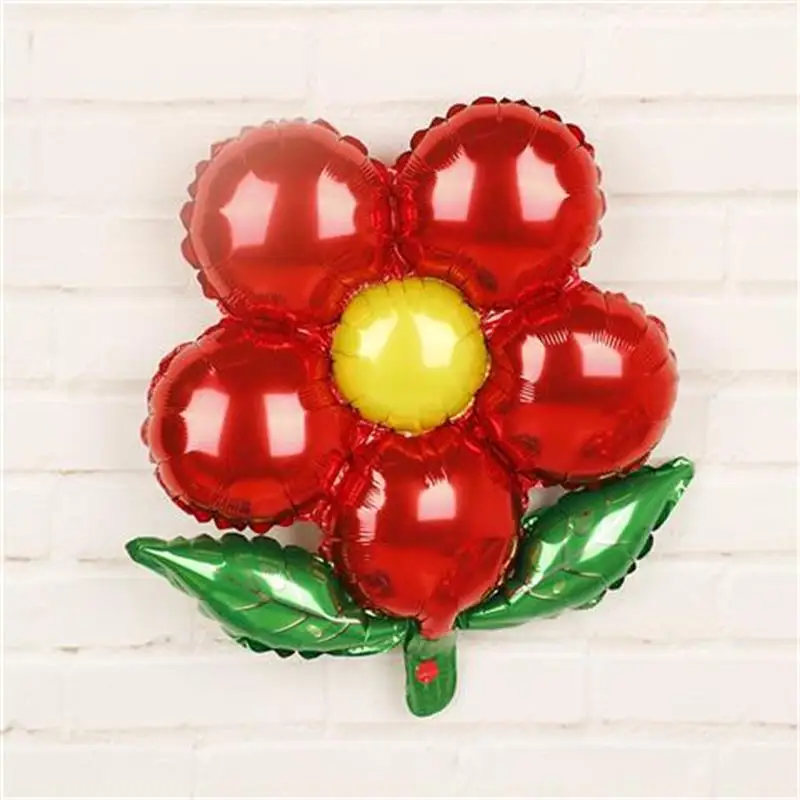 Новое прибытие цветы алюминиевая фольга воздушные шары для дня рождения