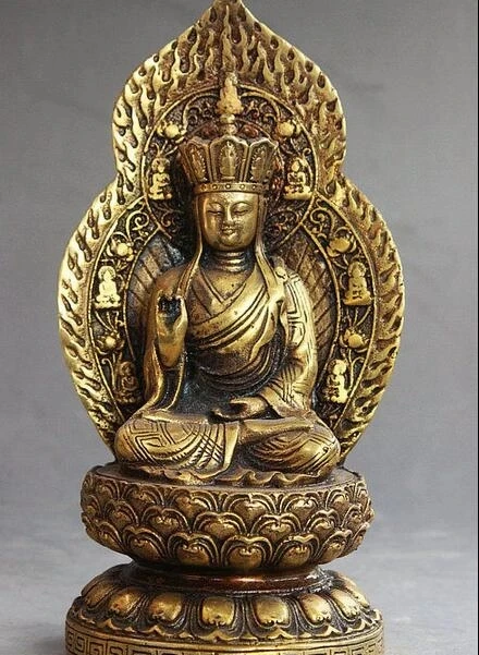 

China Buddhism Ksitigarbha Boddhisattva Netherworld Leader Statue