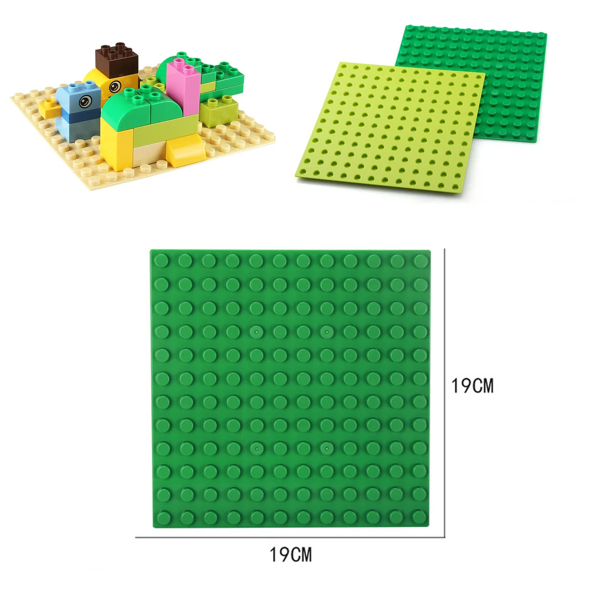 144 точечная Базовая пластина большие кирпичи базовая 19*19 см сделай сам