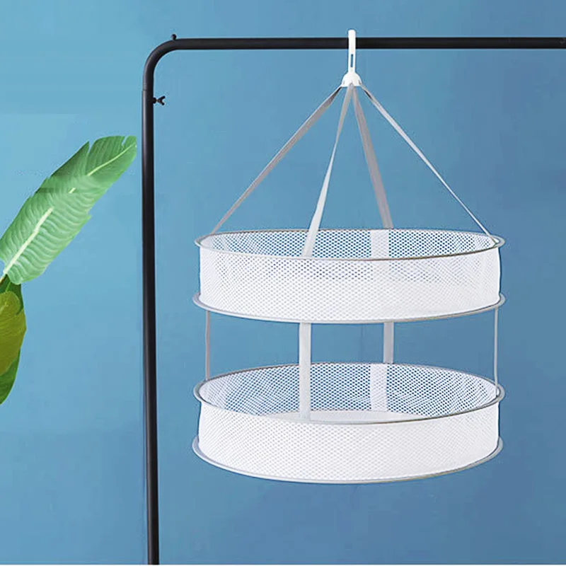 Honeycoms чистая одежда корзина для белья складной круглый ткань сетка сушки