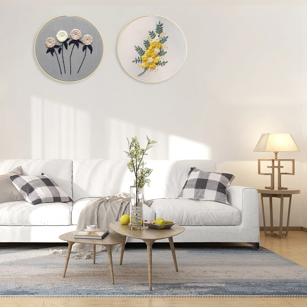 Набор для вышивания с цветочными растениями цветных нитей|Вышивка| |