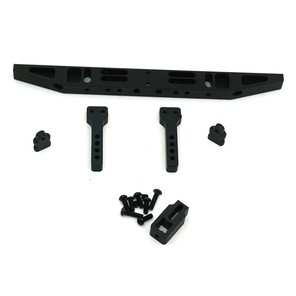 

YEAHRUN CNC Alloy Anti-collision Front/Rear Bumper with Screws for TRX-4 1/10 RC Crawler Car Upgrade Parts