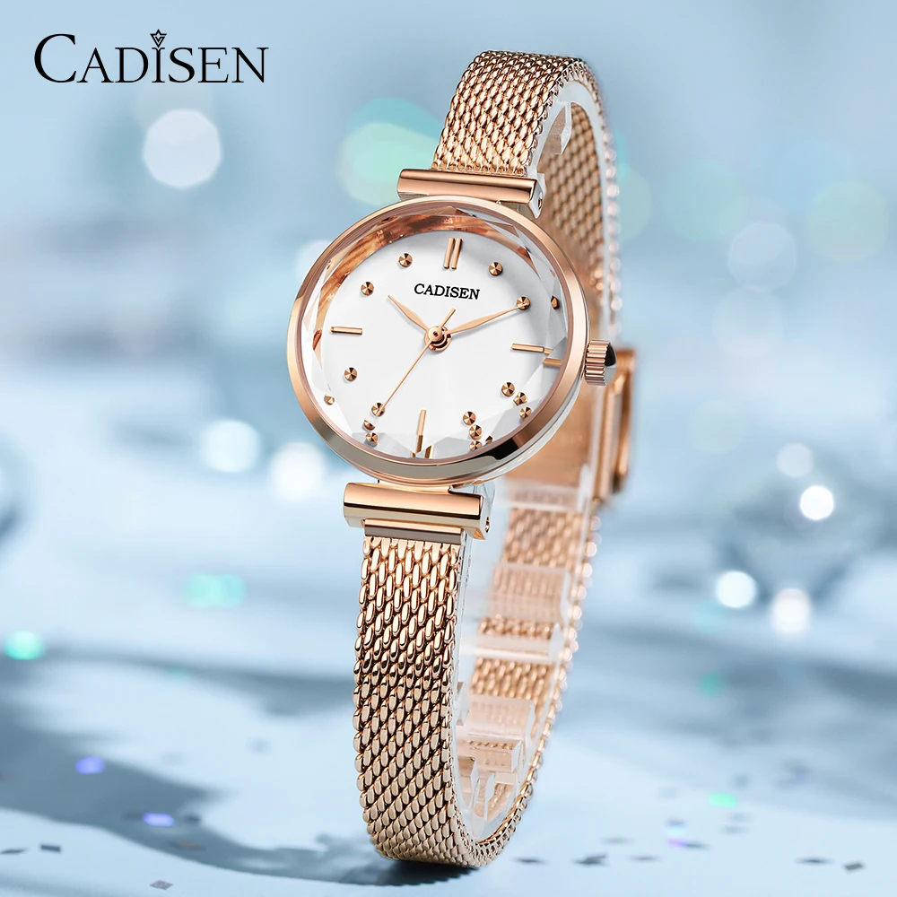 Women Watches 2020 CADISEN Designer Ladies Luxury Brand Diamond Quartz Gold Wrist Watch Gifts For Women Water relogio feminino