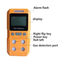 4 in 1 o2 co h2s lel multi gas detector sound alarm 2 2 inch lcd digital display gas detector analysis instrument