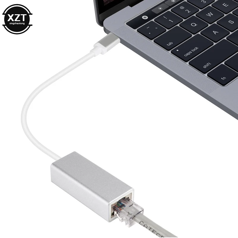 USB C Ethernet для RJ45 сетевой адаптер 10/100 Мбит/с MacBook Pro Samsung Galaxy S9/S8/Note 9 Тип сетевая карта