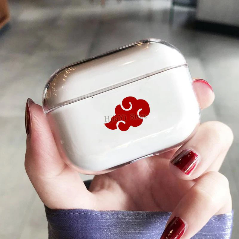 

The Red Cloud Earphone Case For AirPods Pro Transparent Protective Cover For Airpods Pro Charging Box