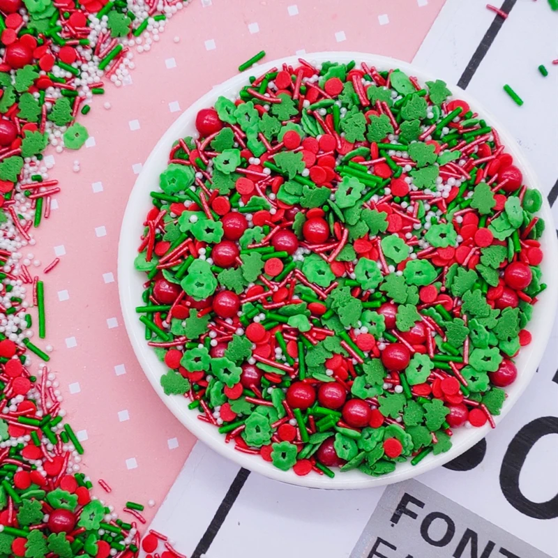 Рождество для украшения с помощью сахара посыпать Перл сахар мяч помадка Diy