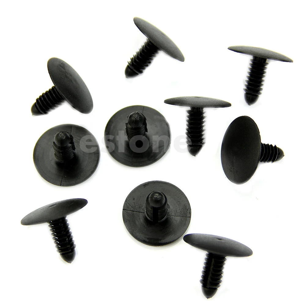 

P82B 10x Car Plastic Fastener Clips Trim Panels Fit 6.5mm Hole