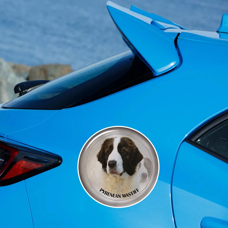 Печатный самоклеющийся наклейки Пиренейский мастиф Овчарка водонепроницаемые