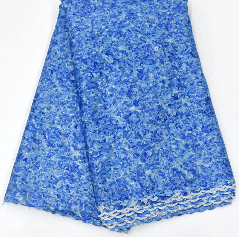 

High Quality African French Lace Fabric For Wedding Latest Nigerian Lace Fabric Sequin Embroidery Organza Lace Fabric
