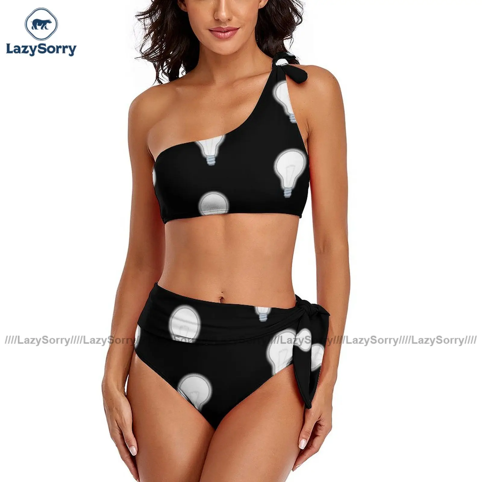 

Thomas Edison Bikini Swimsuit Tie Side Sale Simple Swimwear Surf Two Piece Teenage Bathing Suit