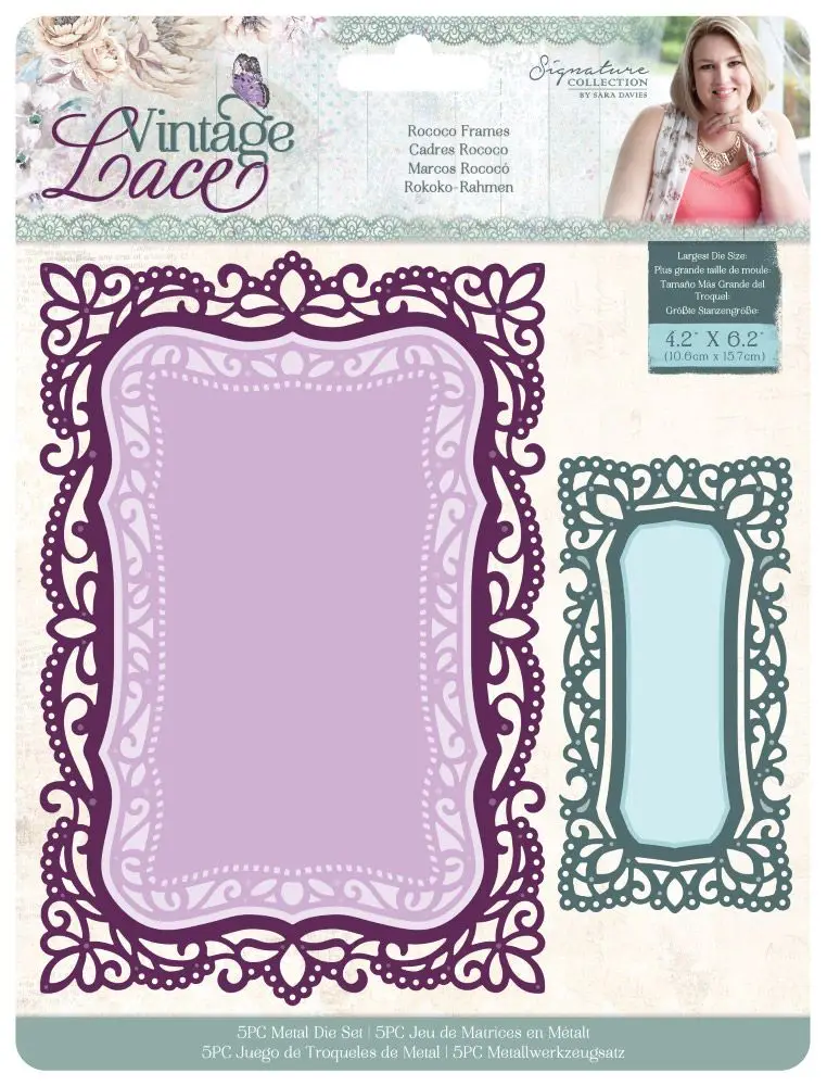 

2021 AliliArts Metal Cutting Dies Rococo frames diy Scrapbooking Photo Album Decorative Embossing PaperCard Crafts Die