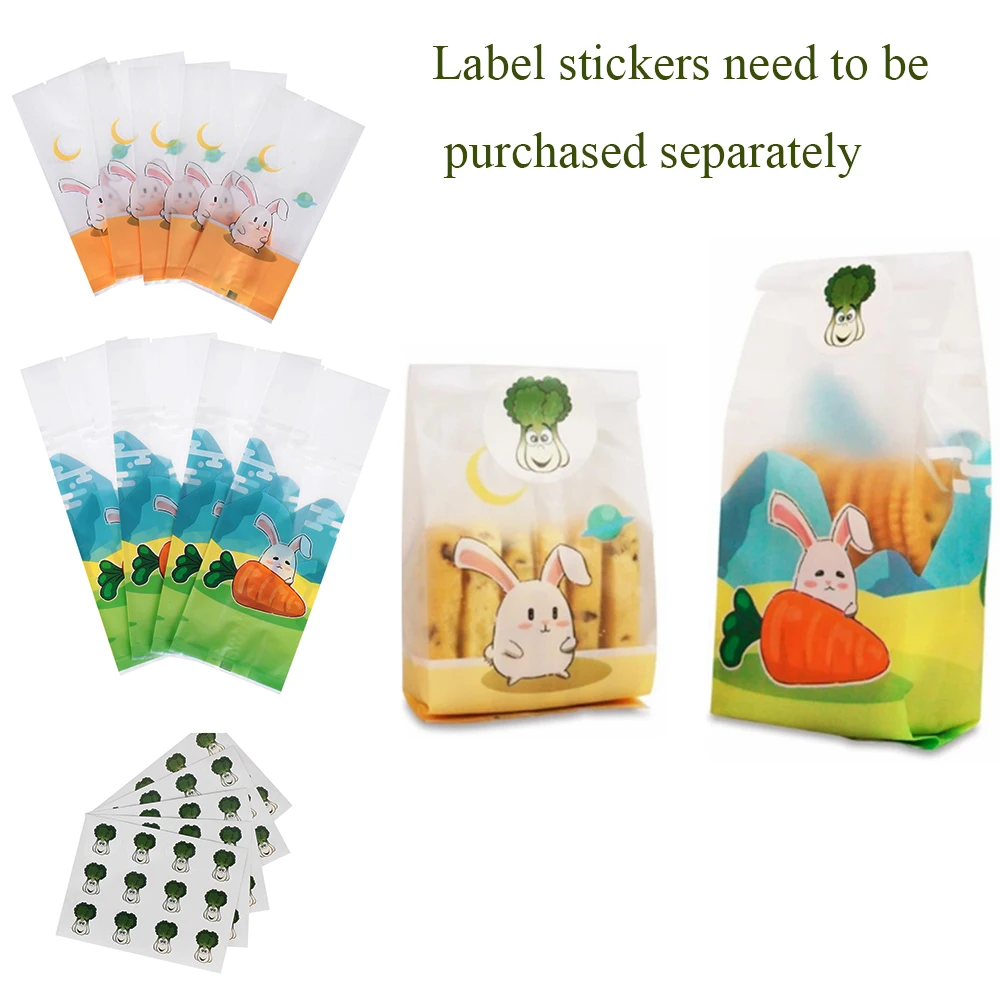 10 шт ручной работы печенья снэк подарок мыло упаковочные сумки с длинными ушами