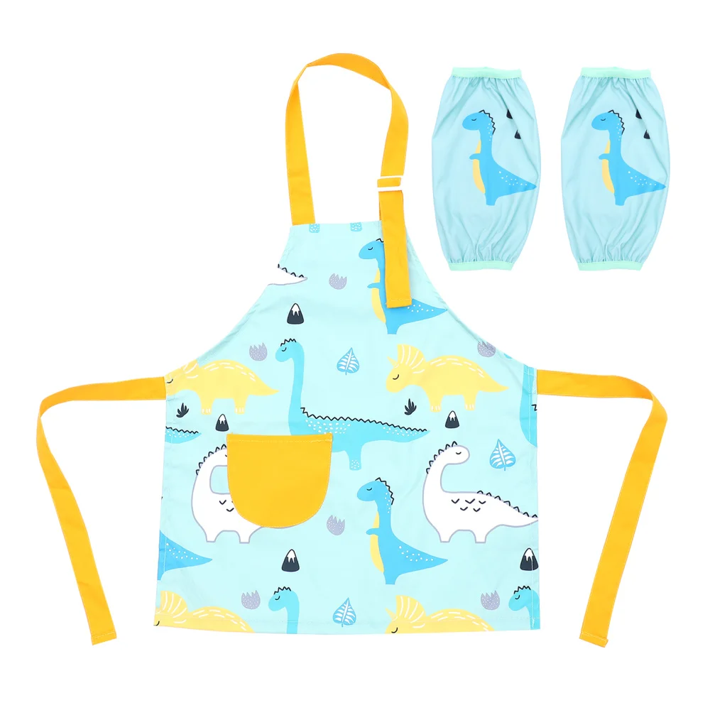 

1 Set Waterproof Children Artist Aprons Smock Oversleeve Kit (Assorted Color)