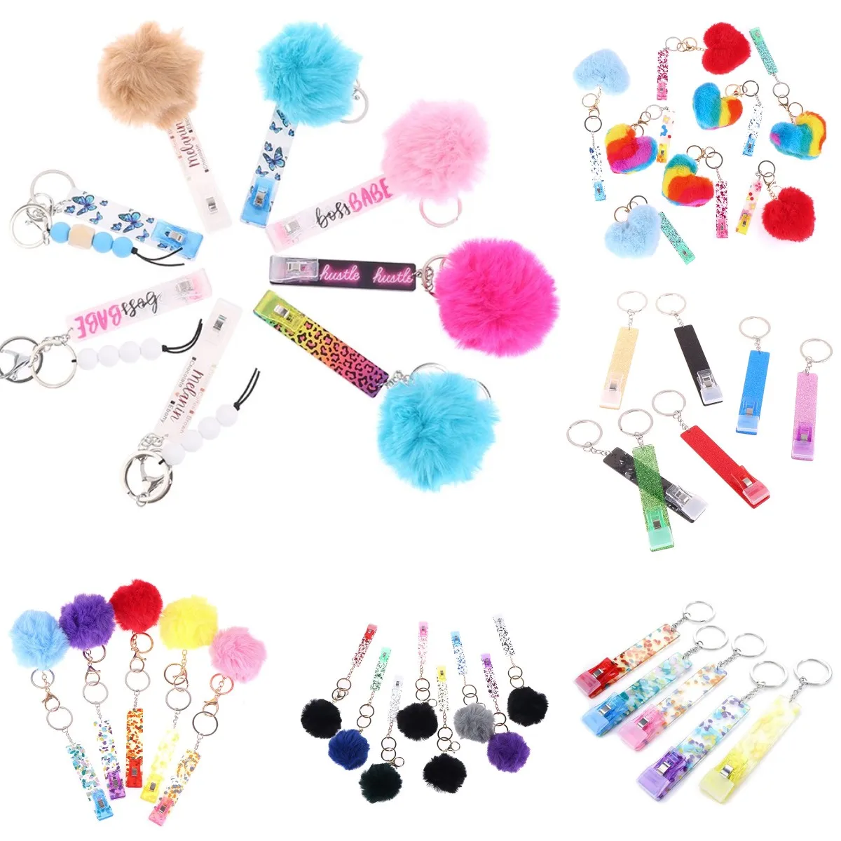 Многофункциональный акриловый держатель для карт брелок ваш собственный