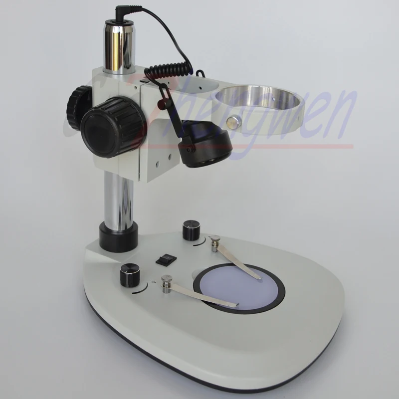 FYSCOPE Track Pillar Stand Microscope 3.5X-90X Simul Focal Trinocular with Dual LED Lights+38MP HDMI Camera | Инструменты