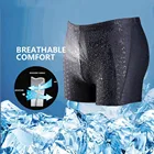 Мужские летние дышащие плавки, тонкие быстросохнущие пляжные шорты, купальник, нижнее белье, купальный костюм # p4