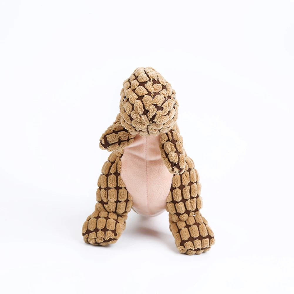 2020 милый динозавр плюшевая скрипучая кукла собака щенок Звук Укуса жевательная