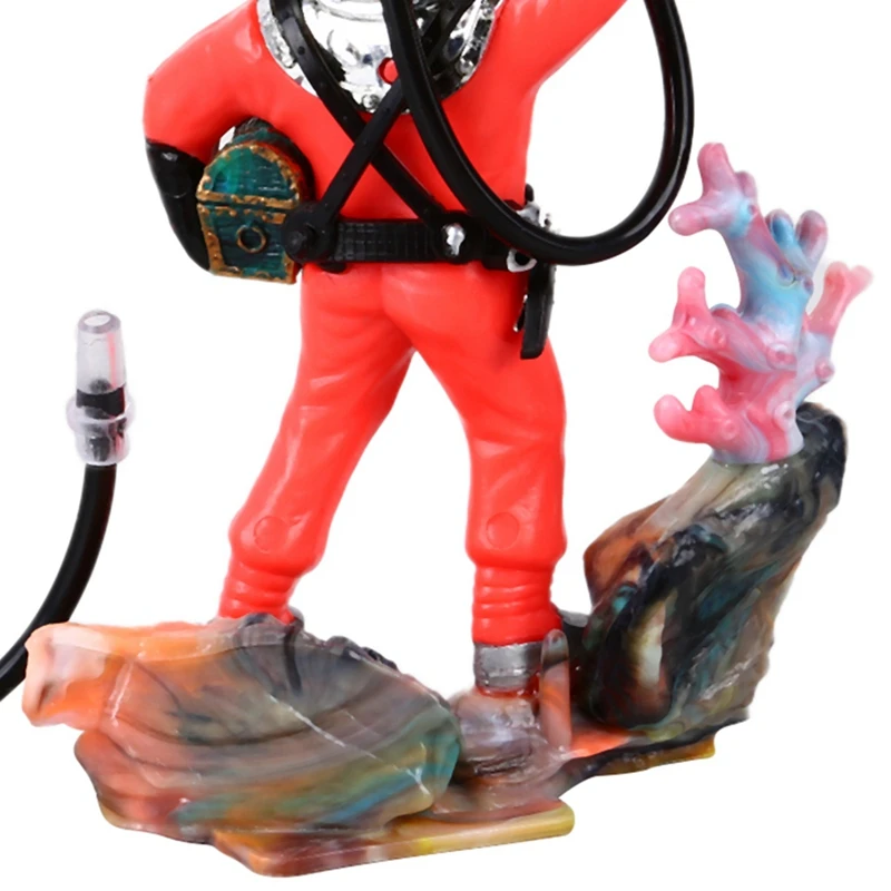 Aquar1um Ornament Fish Tank Decoration Funny Diver Design 1pcs New Unique Treasure Hunter Action Figure Tank. | Дом и сад