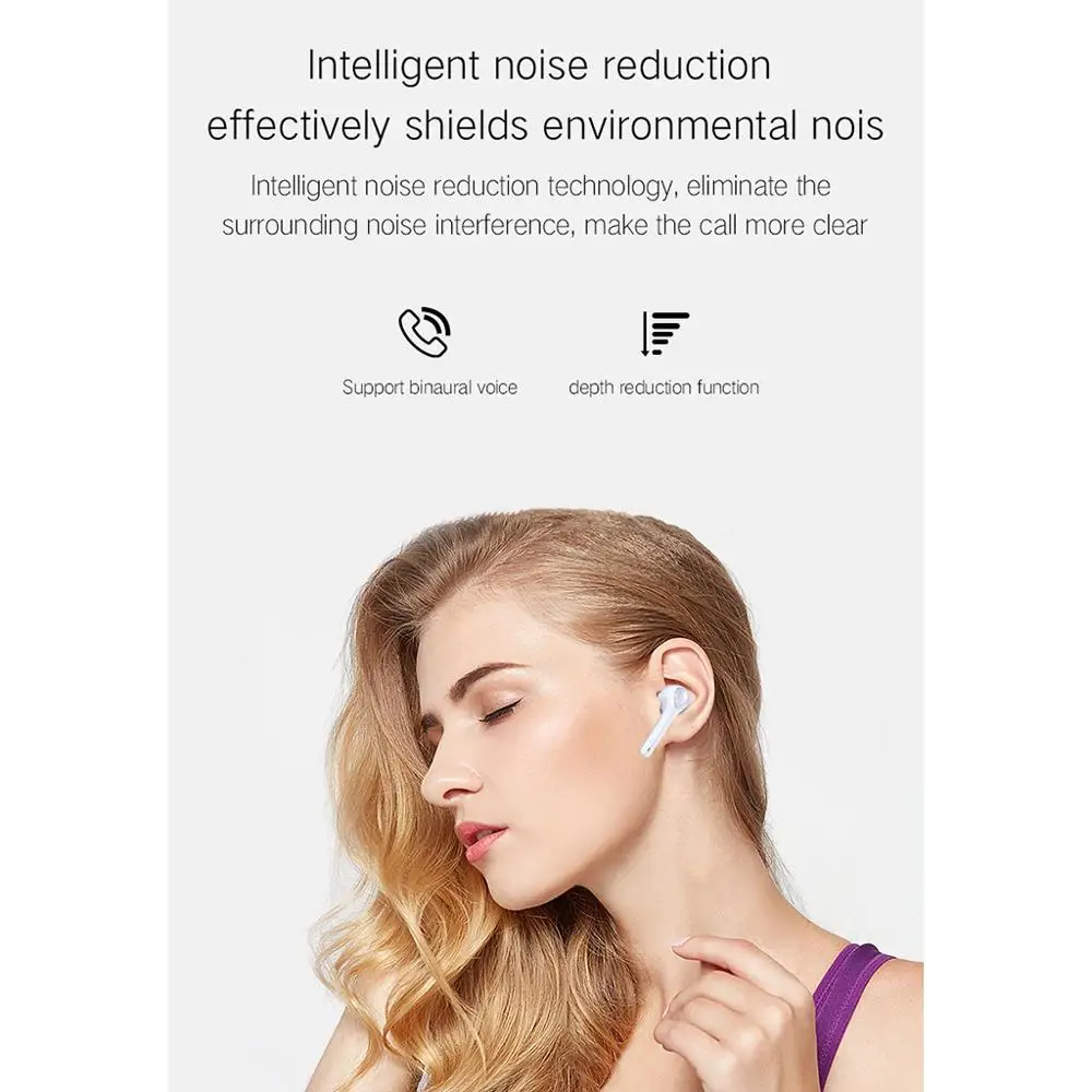 

True HiFi Stereo Music Earphone Wireless Bluetooth 5.0 Earphones Touch Earbuds Sport Headphones Bluetooth Headset Drop Shipping