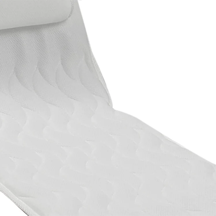 

Bath Mat with Suction Cup Washable Bath Cushion with Pillow Suction Cup Quilted Bath Mat with Suction Cup