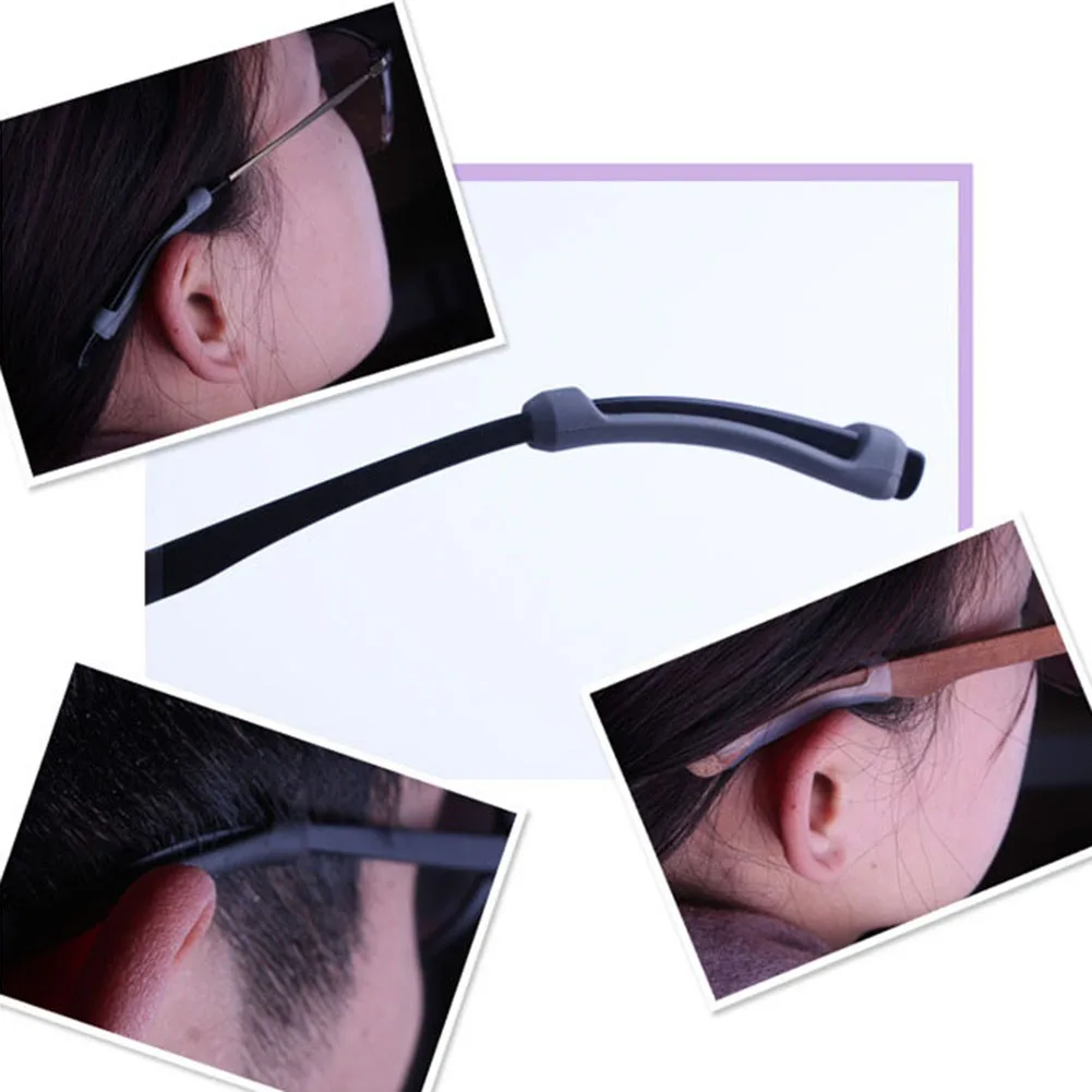 Силиконовые очки солнцезащитные Нескользящие нескользящий чехол наборы дужек