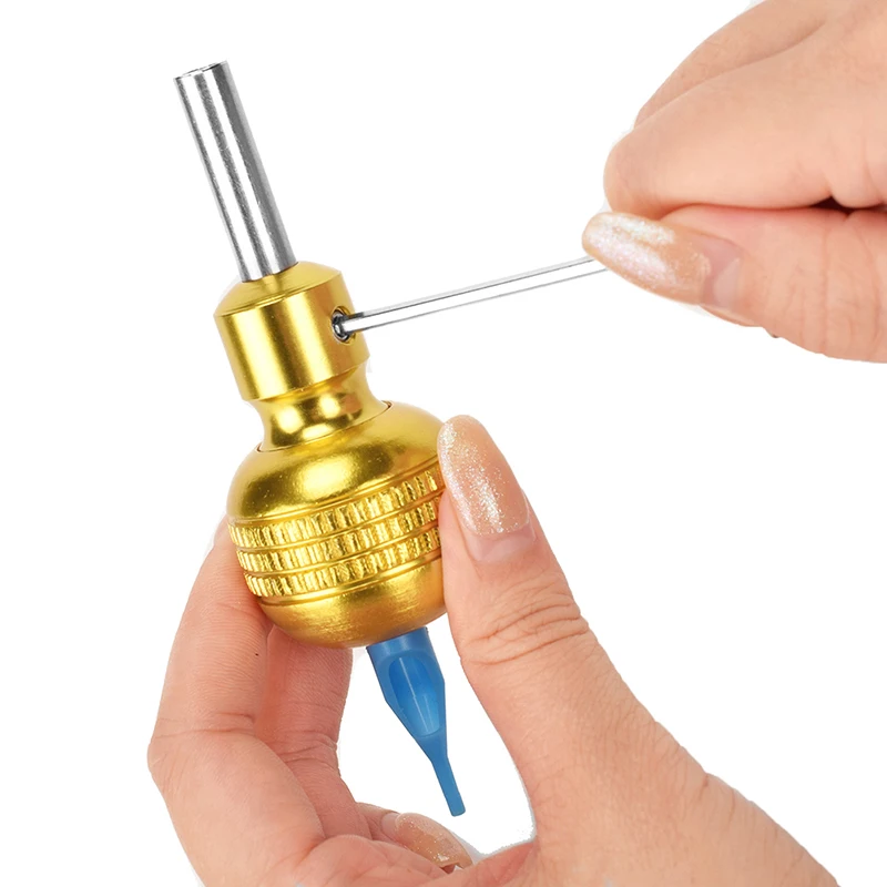

Comfortable Tattoo Grip 34mm Adjustable Non-Slip Alloy Aluminum Tattoo Handle For Rotary Machine Tattoo Cartridge Needle
