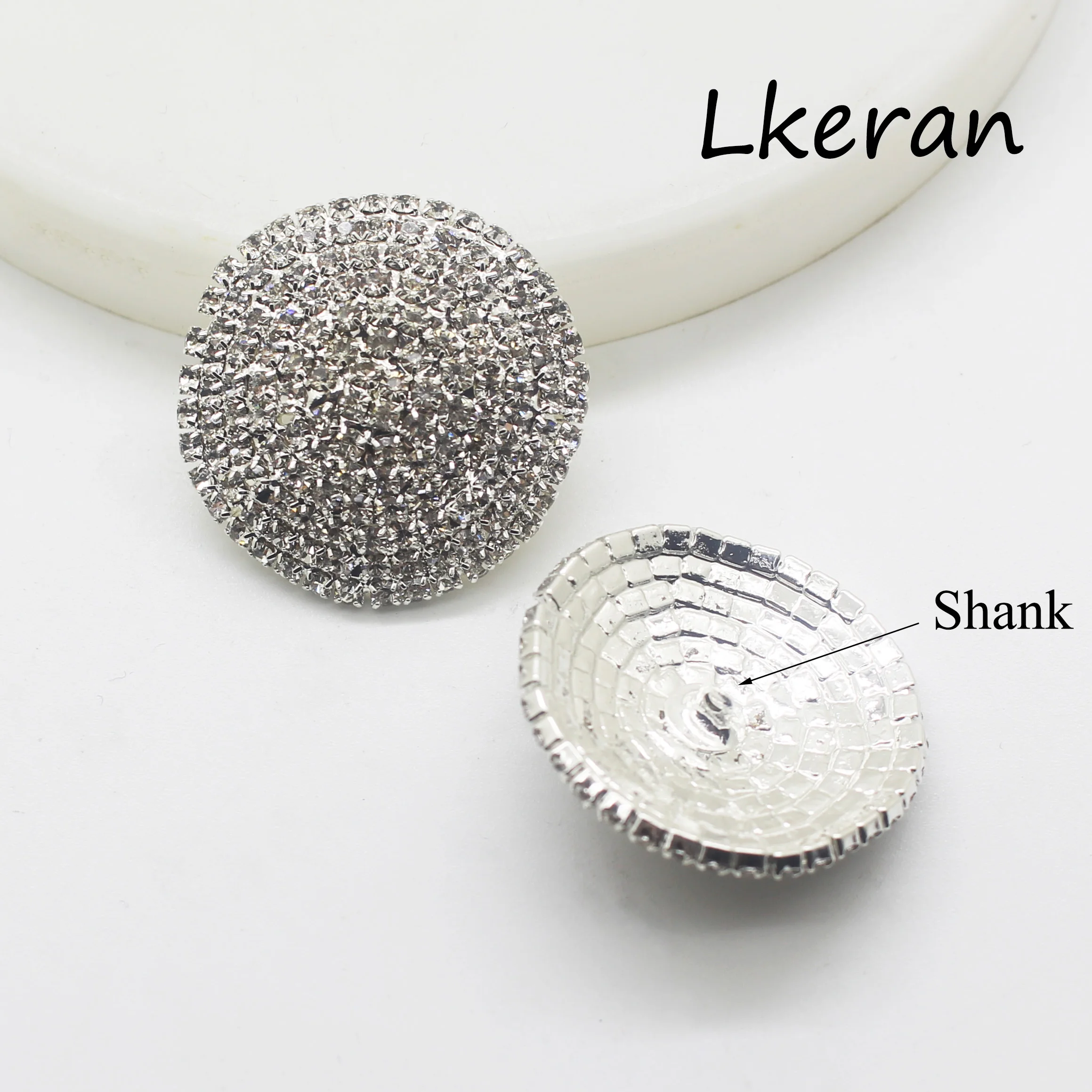 Новая мода 30 мм круглая черепаха раковина кристалл горный хрусталь Кнопка