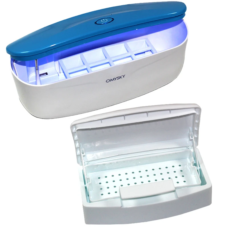 S2 стерилизатор коробка для хранения портативный УФ-стерилизатор ногтей набор