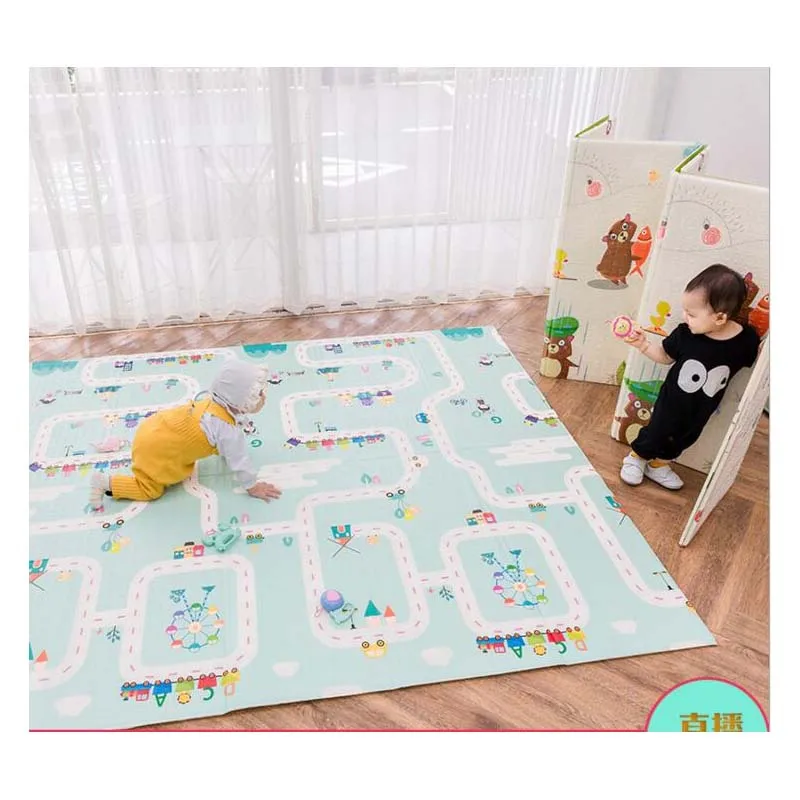 XPE Environmental Protection Baby Crawling Mat Home Multi-Function Folding Children Climbing 200*180*1 cm Thick Game Pad | Игрушки и