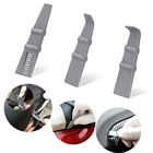 Виниловая пленка FOSHIO для автомобиля, 3 шт., наклейка скребка для удаления клея, инструмент для очистки окон, автомобильные аксессуары