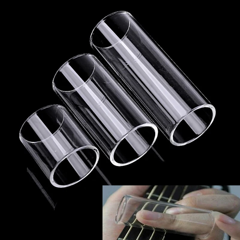 

1PC 18/28/69mm Guitar Slide Finger Slider Electric Guitar String Slide Glass Tube Finger Protect Knuckle Guitarra Accessories