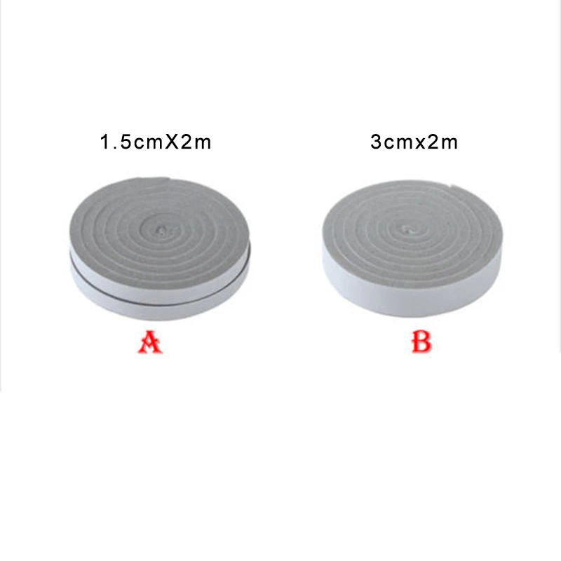 

1PC Door Seal Strips Sticker Windproof Dustproof Waterproof Window Soundproof Sound Insulation Foam Door Strip