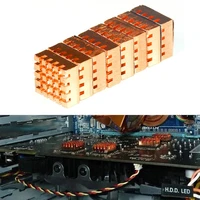 8pcsset rhs 03 pure copper pc computer cooler ram card heat sink motherboard memory radiator heatsink raspberry chipset cooling