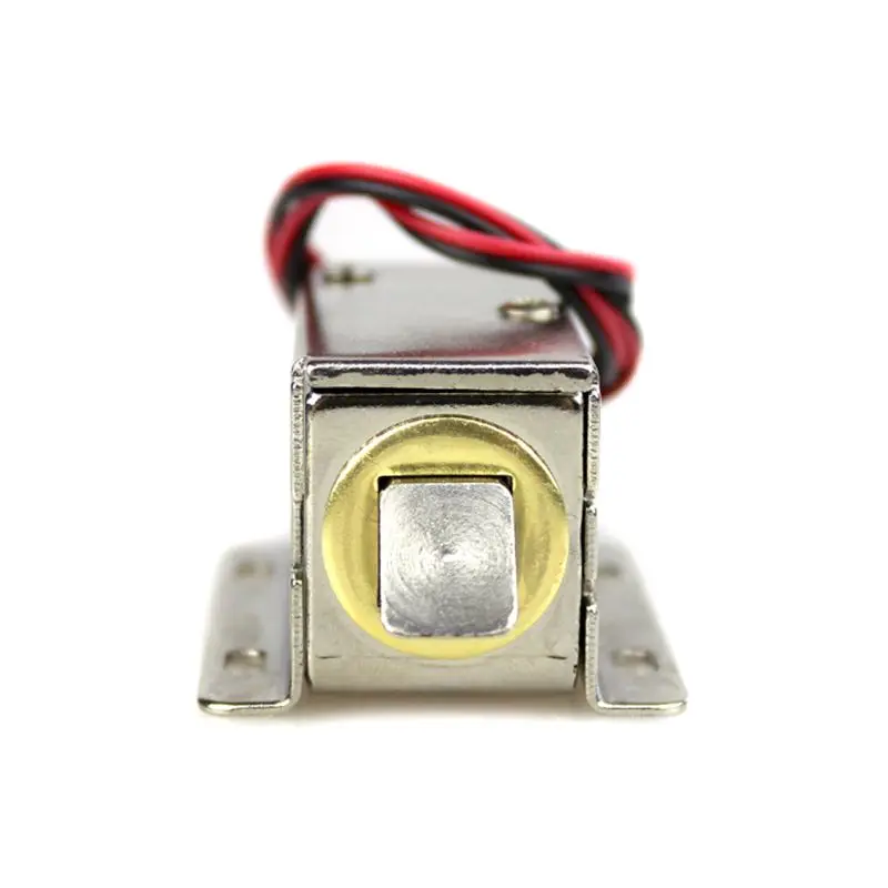 

DC12V DC12V 0.8A Metal Electric Magnetic Lock Solenoid Door Storage Cabinet Bolt Drawer File Electronic Lock Access Control