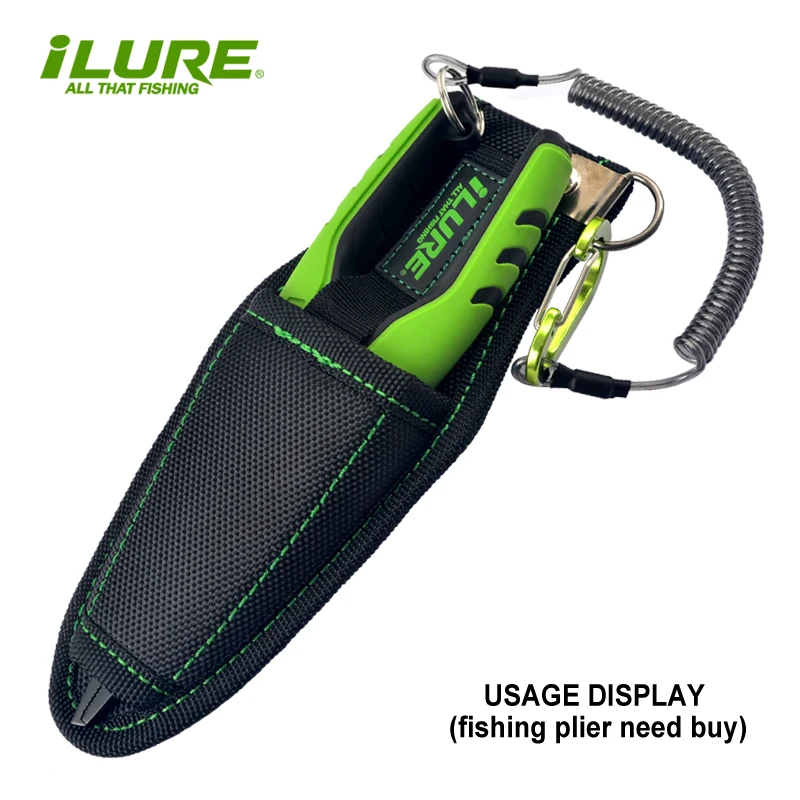 

ILURE M Size 205*80mm WaterProof Multi-Purpose Fishing Tools Bag Plier Holder Fish Lip Gripper Grip Cover Protector Tool Pesca