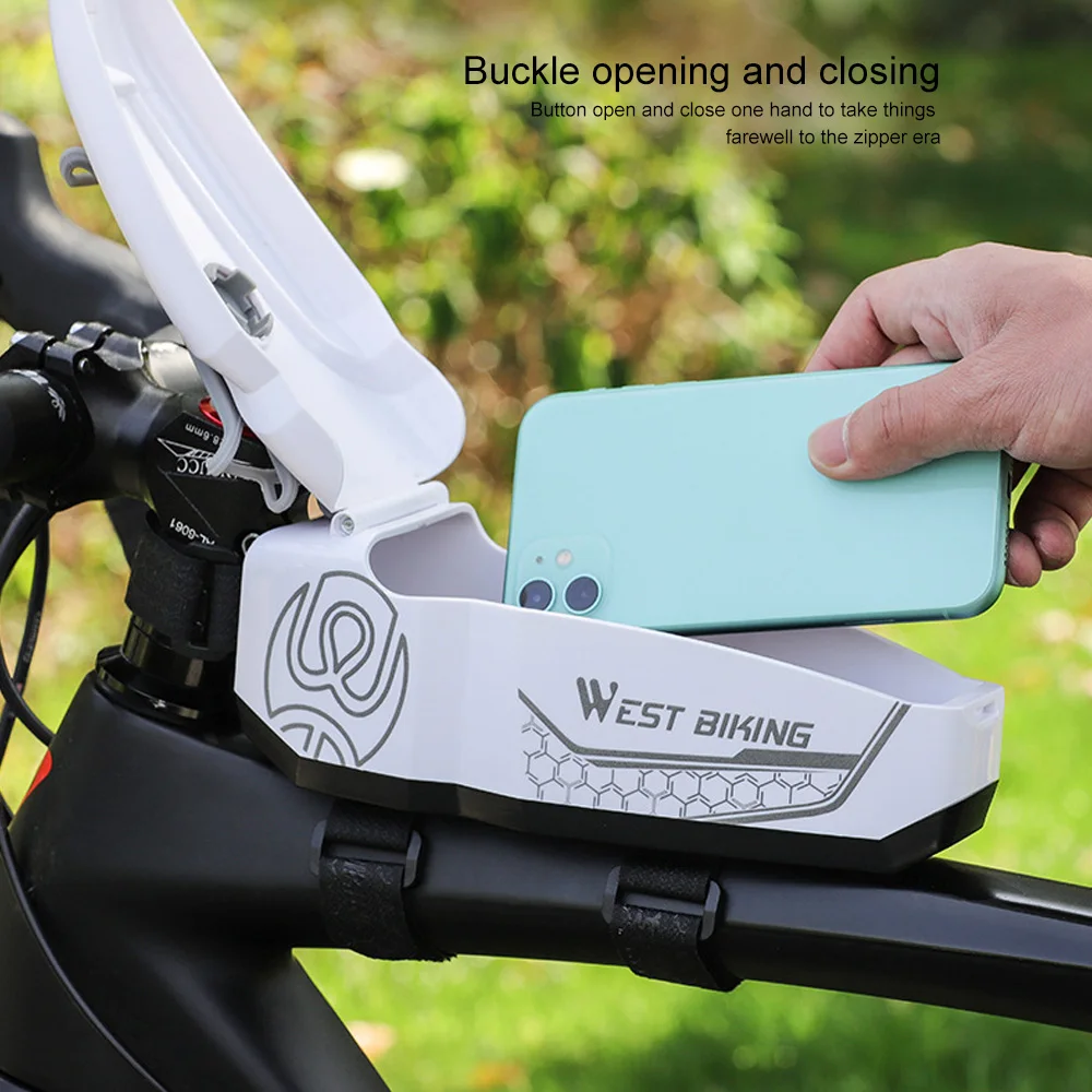 

Bike Bag Cycling Waterproof Cycling Waterproof Front Frame Top Tube Handlebar Phone Holder Mount Bag