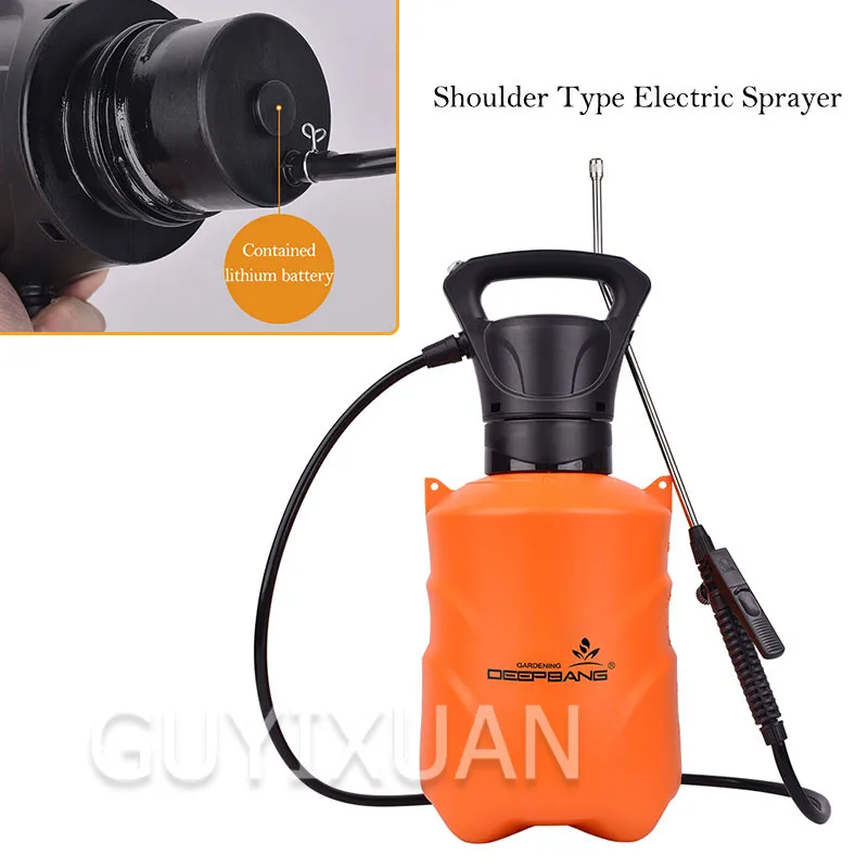 Небольшой перезаряжаемый рюкзак с электрическим распылителем плечевой тип