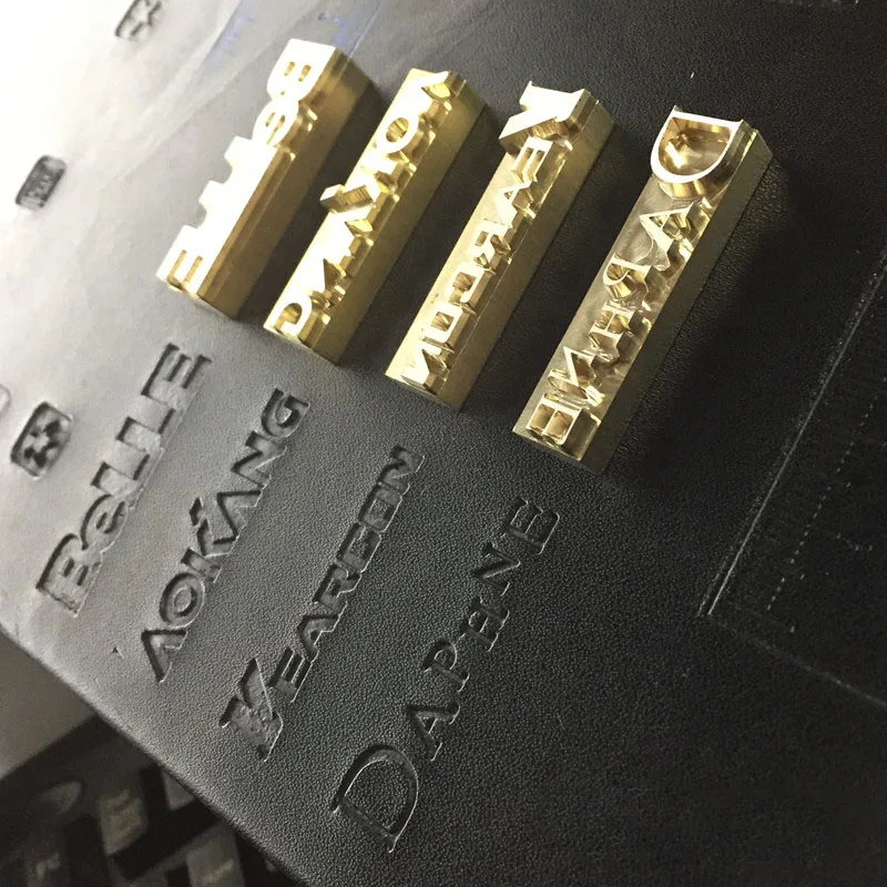 Изготовленный На Заказ латунный логотип кожаный штамп для деревянного торта