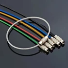 10 шт., брелок для ключей из нержавеющей стали