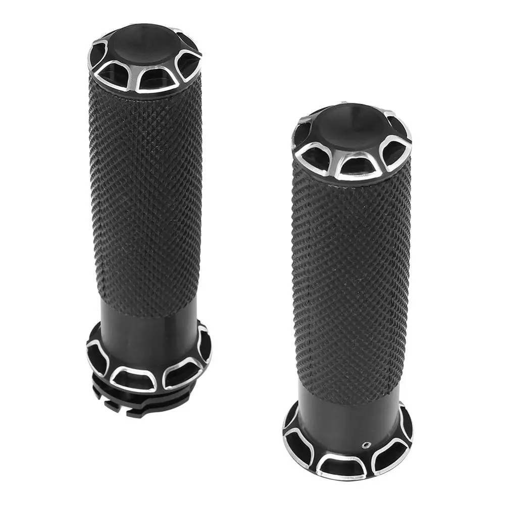 Ретро черная 1 &quotмотоциклетная мотокроссовая Ручка 25 мм алюминиевая ручка с ЧПУ