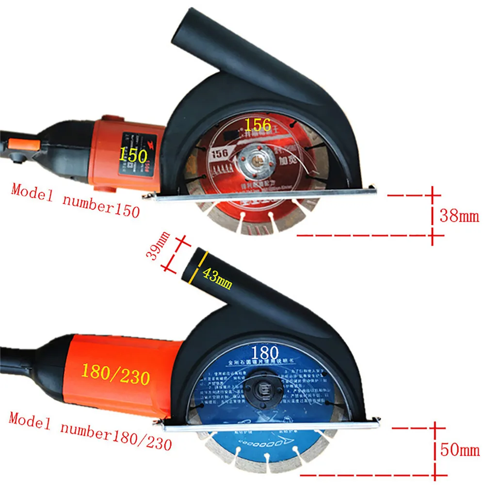 

Angle Grinder Dust Guard Dustproof Cutting Hood Dust Shroud Cover for 150 180 230 Hand Angle Grinder Accessories