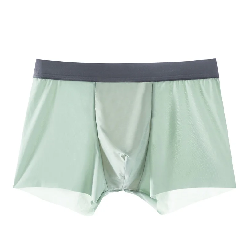 

Men's Underwear Breathable Boxers Skin-friendly Wear Seamless Boxer Shorts For Men Comfortable Solid Men UnderPants L-XXXL