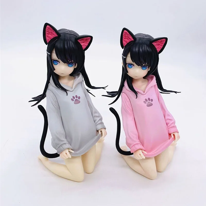 

Аниме Фигурка липка кошачий Ушастый Оки рипука серая сексуальная фигурка ПВХ экшн-фигурка Коллекционная модель игрушка кукла подарок