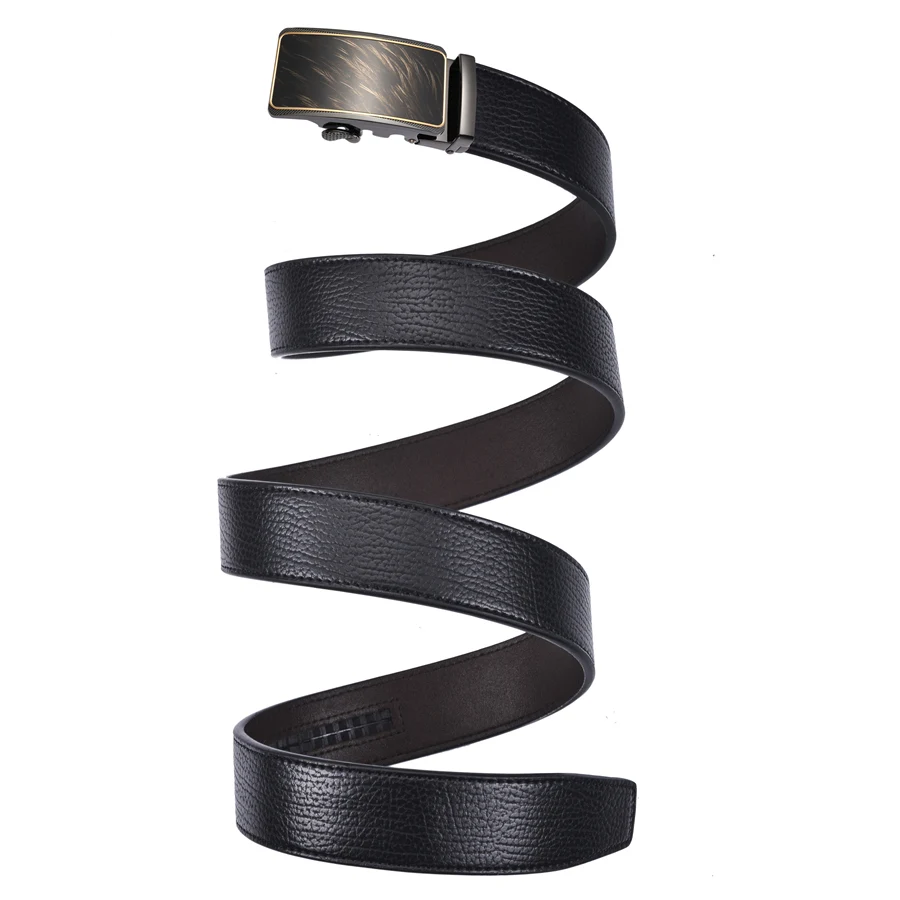 

Plyesxale Designer Automatic Buckle Belt Men Genuine Leather Black Belt Man Luxury Mens Belts Alloy Buckle Best For Gift B243