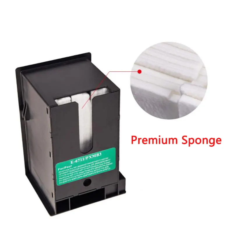 Бокс для технического обслуживания T6711 принтера EPN WF 7610 7620 7720 7110 7210 7510 7615 7710 7715 3010