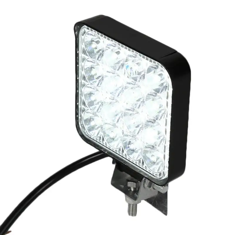 16LED Work Lamp 48W 2880LM 6500K Super Energy Saving High Brightness Long Life IP67 Waterproof Square Car Truck Mini Spotlight | Автомобили
