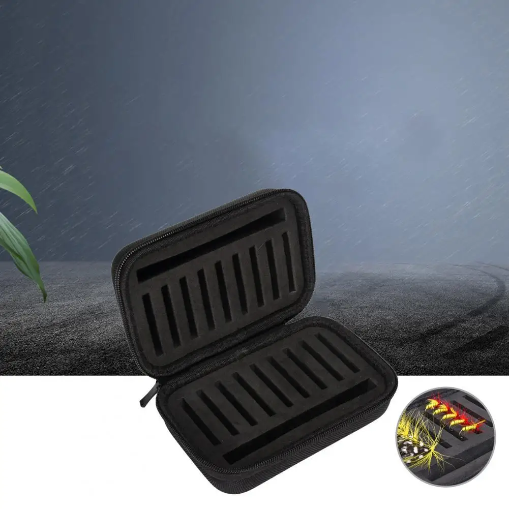 

Double-sided Anti-impact Fishing Bait Organizer Storage Box For Outdoor Black Large-capacity Outdoor Food Storage Bag Handbag