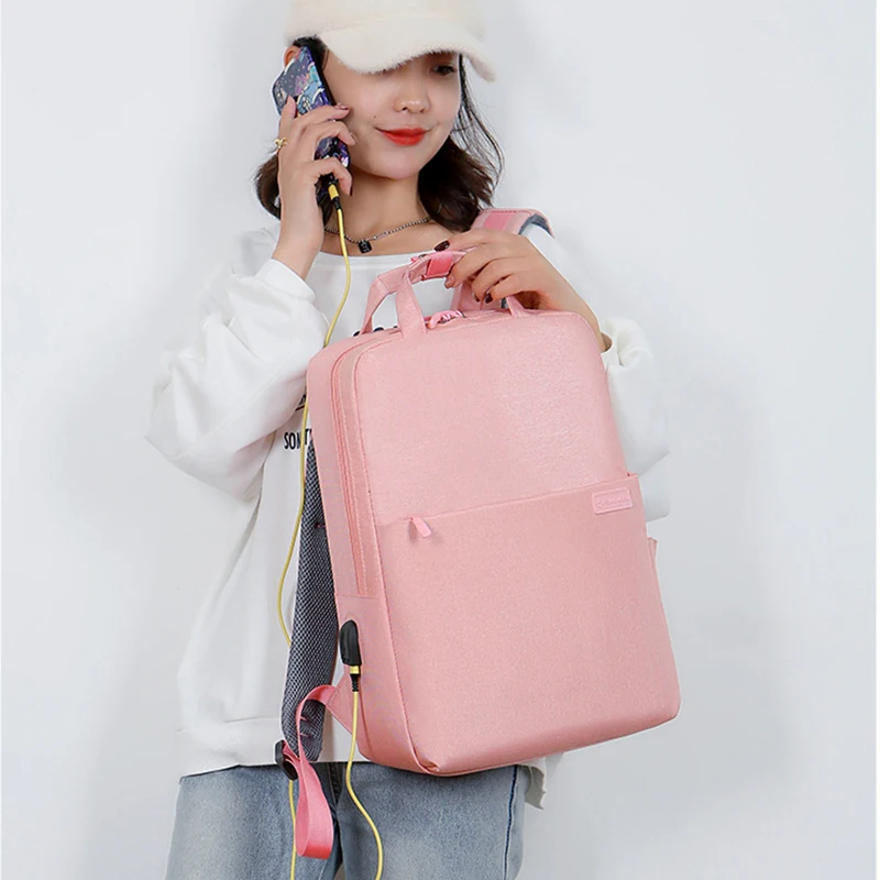 

Women Backpacks Usb Oxford Waterproof Back Pack School Bags for Girls Boys Teenagers Bagpack 2021 New